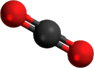  Carbon-dioxide molecule - example of important greenhouse gases being food to the APS processes 
